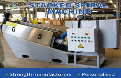 Screw Press Sludge Dewatering Machine